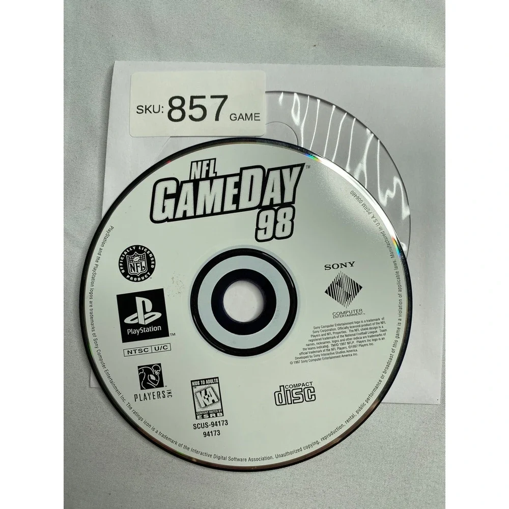 NFL GameDay 98 Sony PlayStation PS1